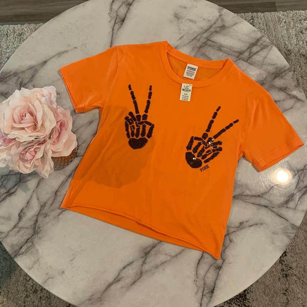 PINK Halloween 👻 themed Crop Top